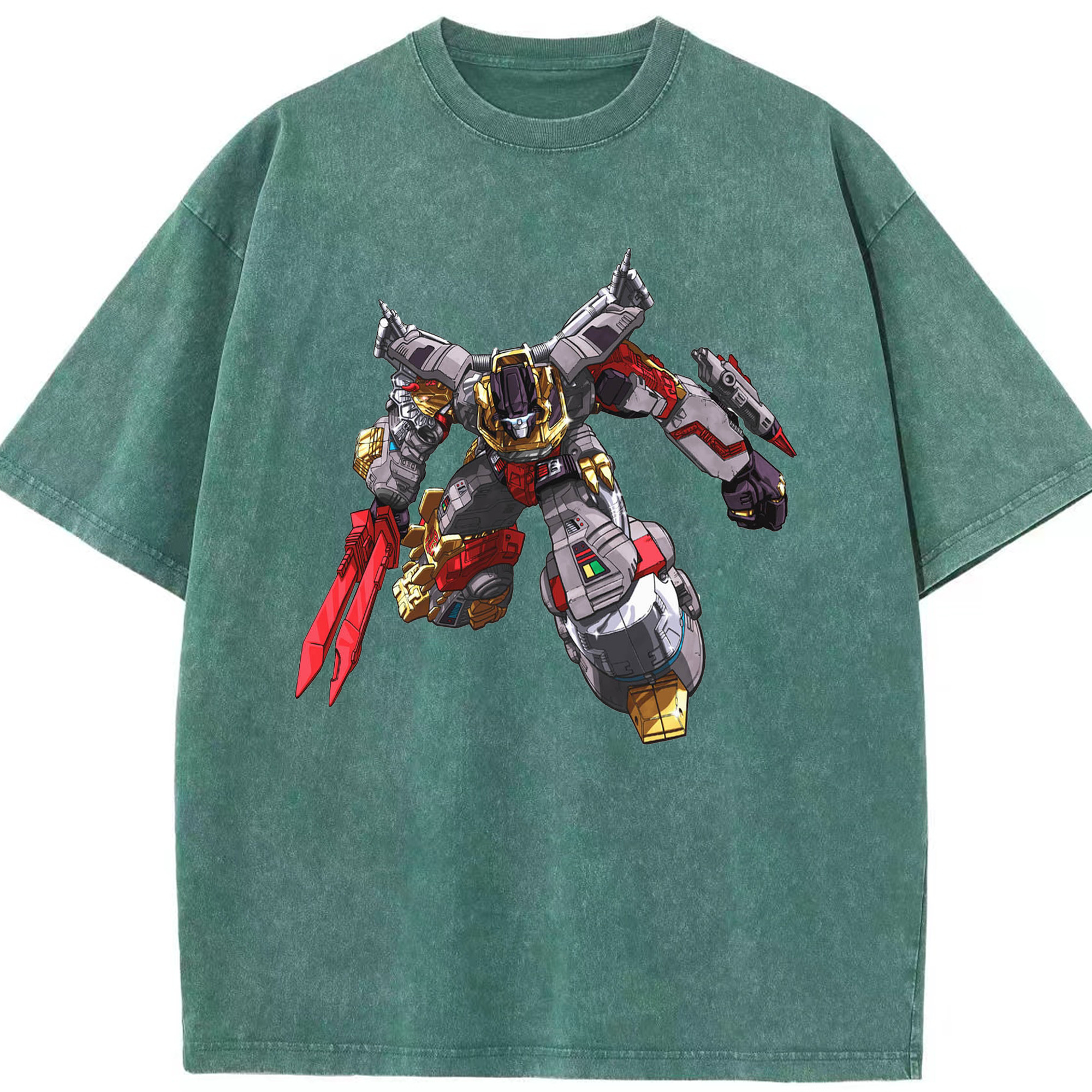 （画像用）  綿100% ヴィンテージ風 半袖Tシャツ（フロントプリント）